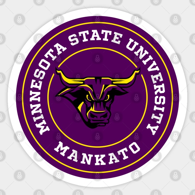 MNSU - Mavericks Sticker by Josh Wuflestad